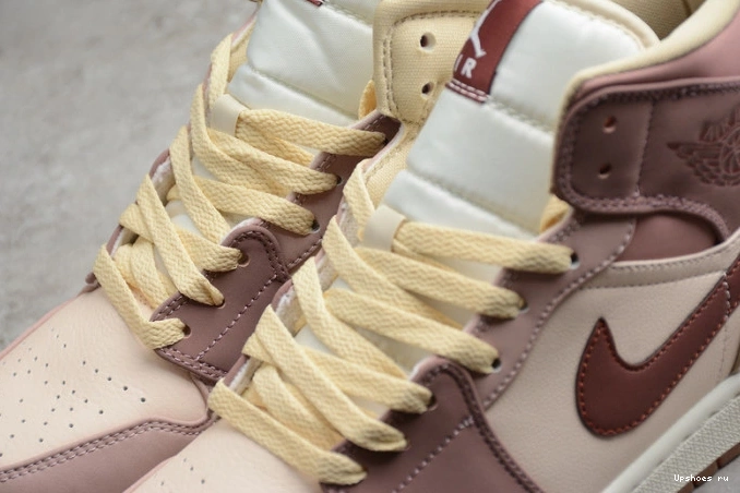 Dark Mauve Mid Jordan  1 (W) Pony SE DO7440-821 Smoky 0916